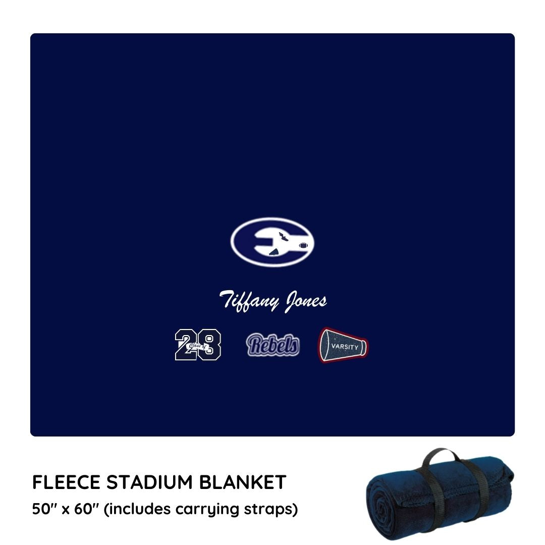 Effingham County Varsity Letter Blanket