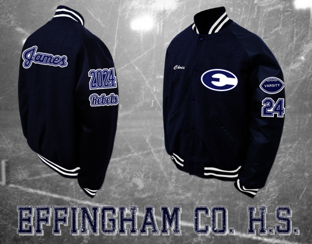 Effingham County Traditional Letterman Jacket