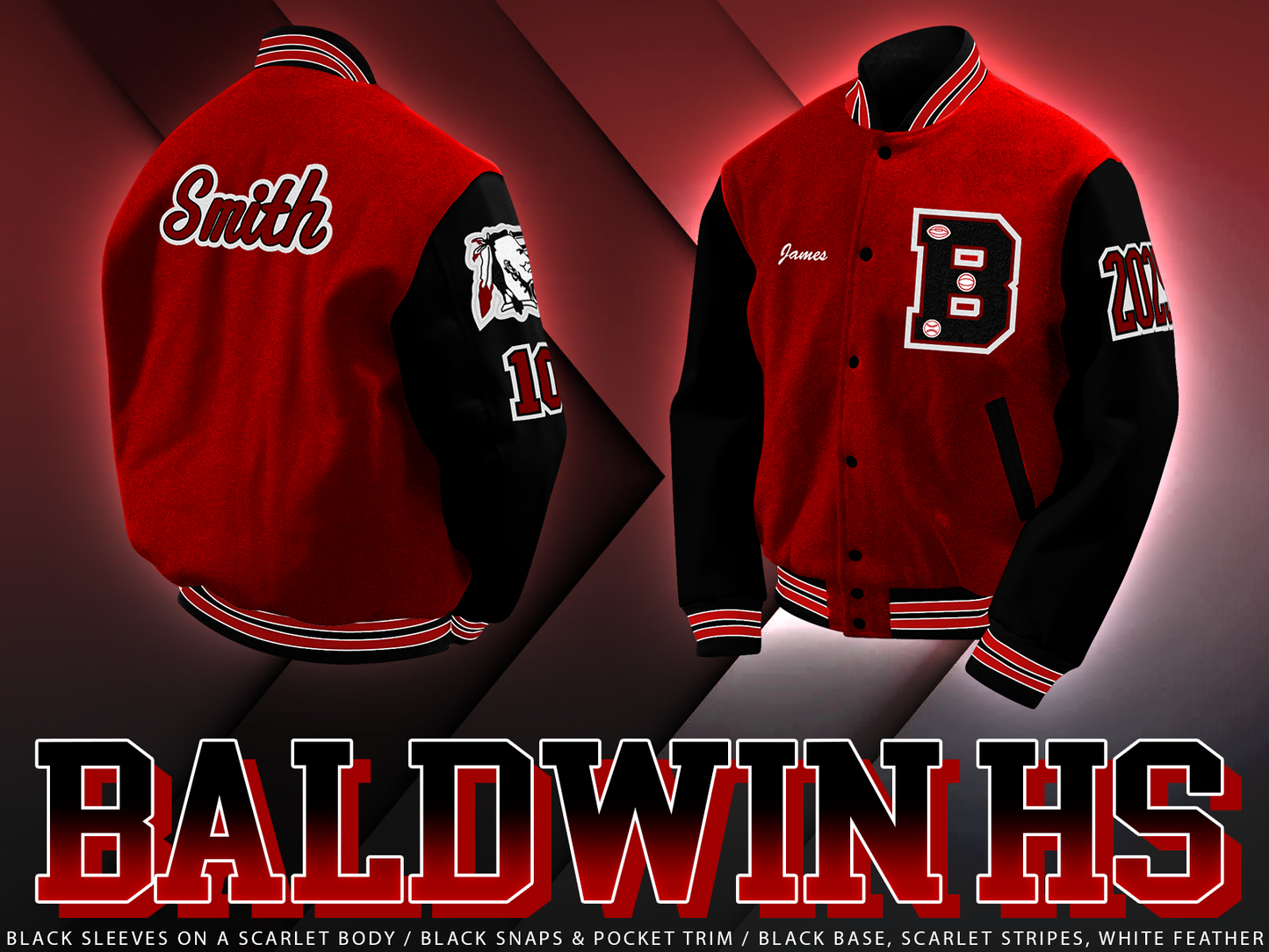 Baldwin High School Letterman Jacket