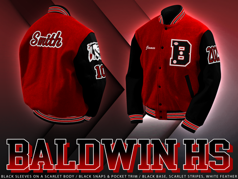 Baldwin High School Letterman Jacket