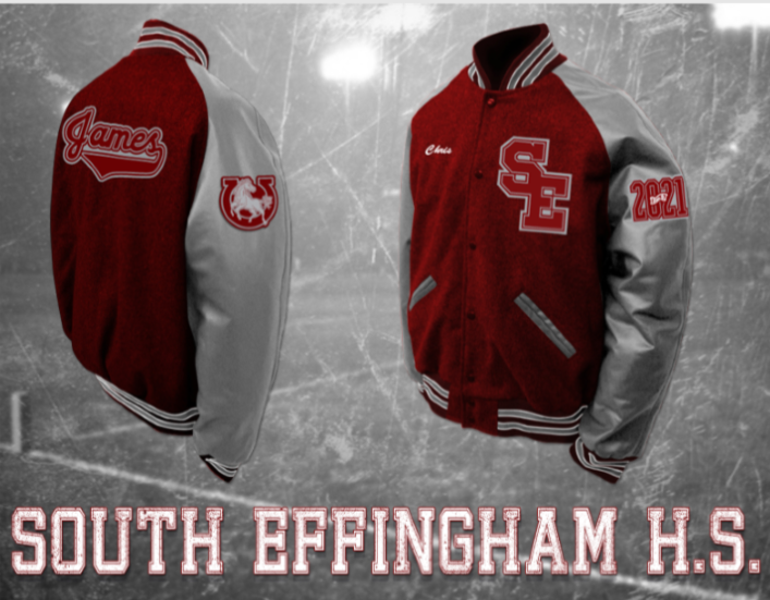 Effingham County Cheer Letterman Jacket – Herff Jones- The Roderick Group Letterman  Jackets