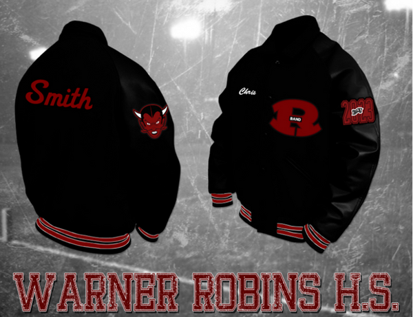 Warner Robins Athletic Letterman Jacket