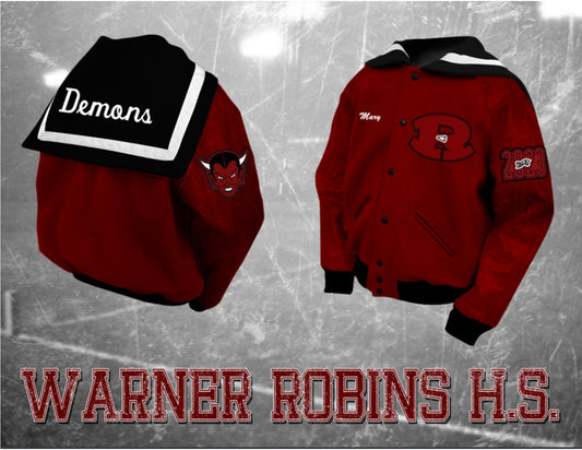 Warner Robins Cheer Letterman Jacket