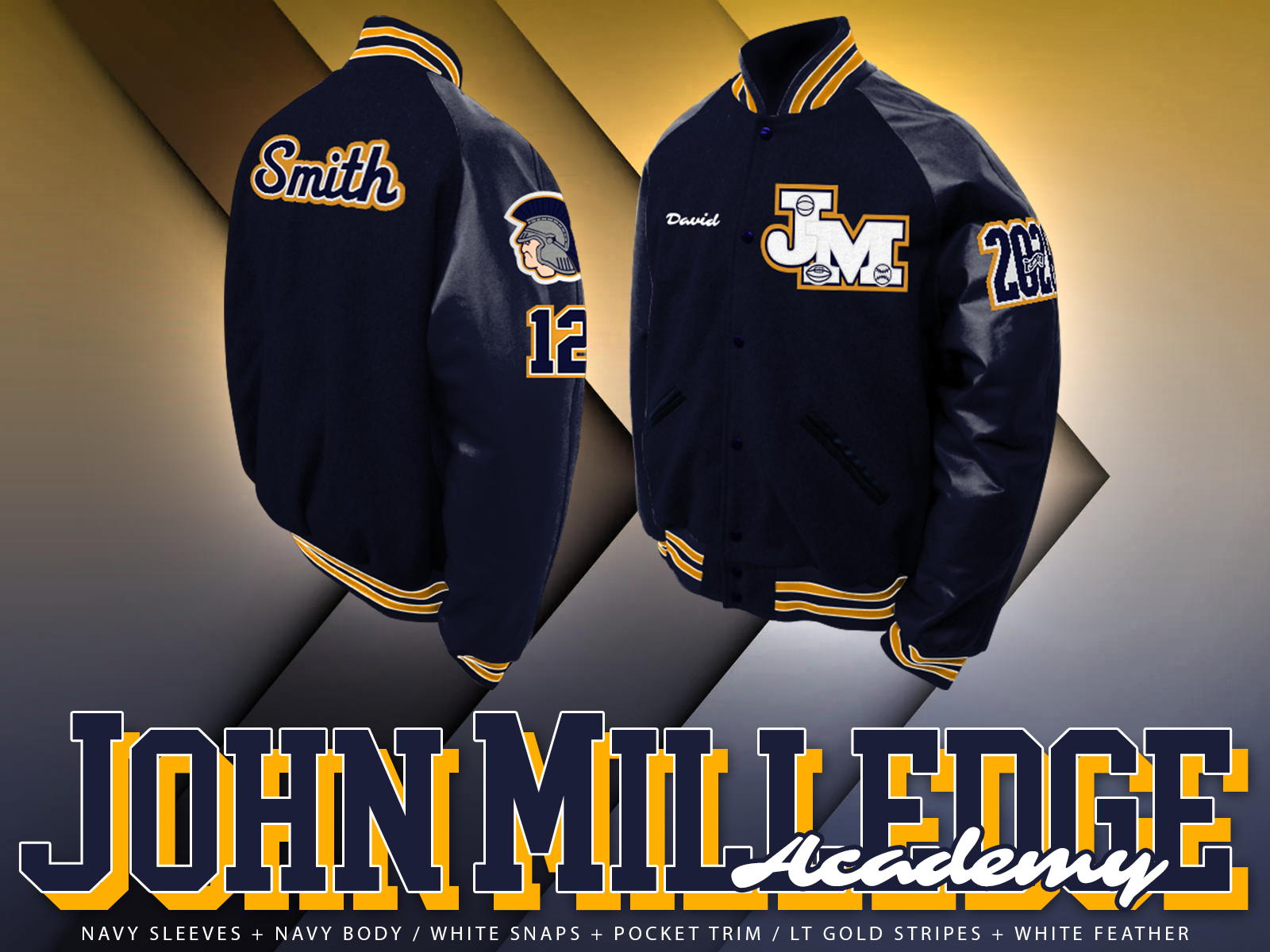 John Milledge Academy Letterman Jacket