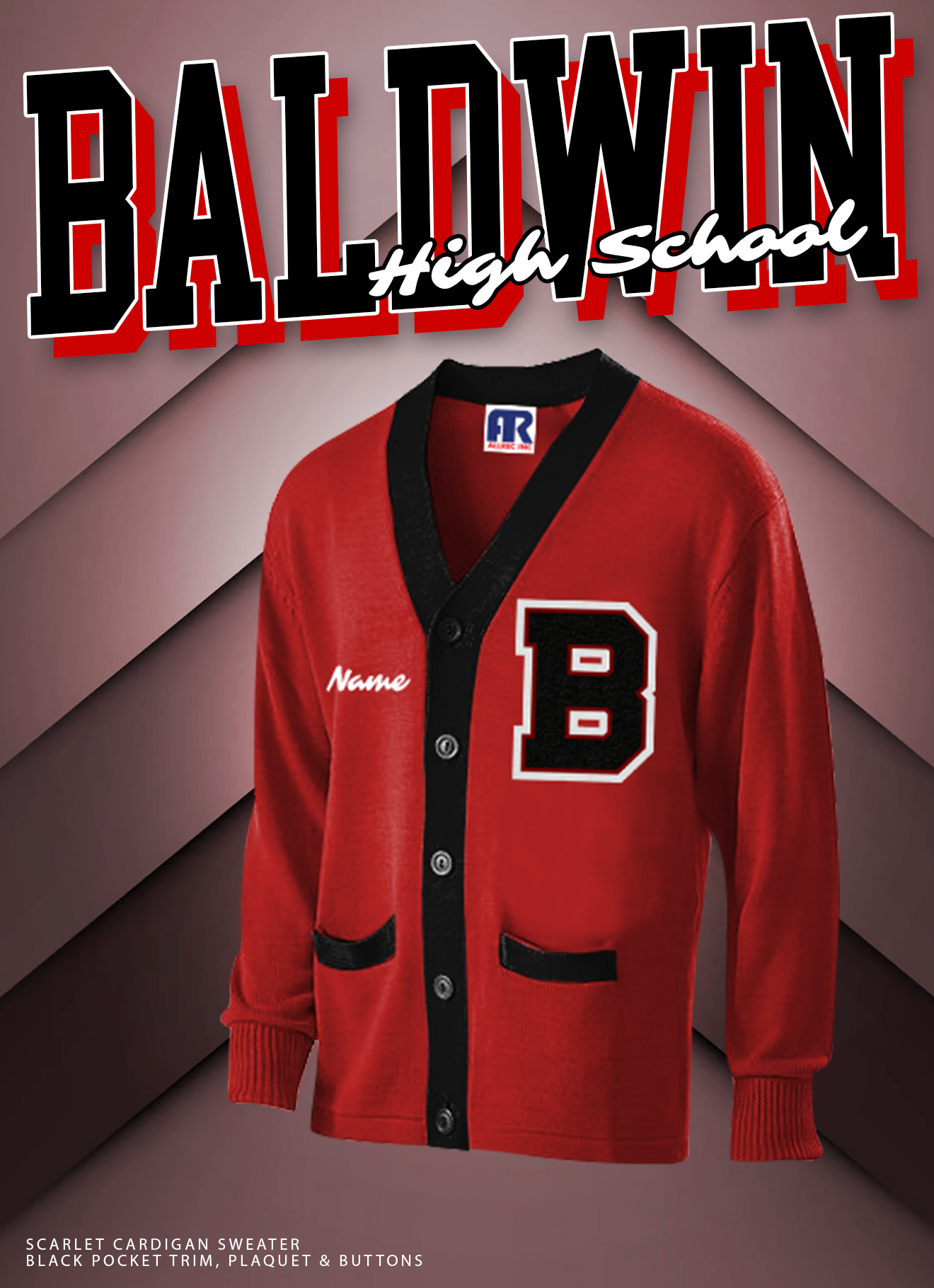 Baldwin High School Cardigan