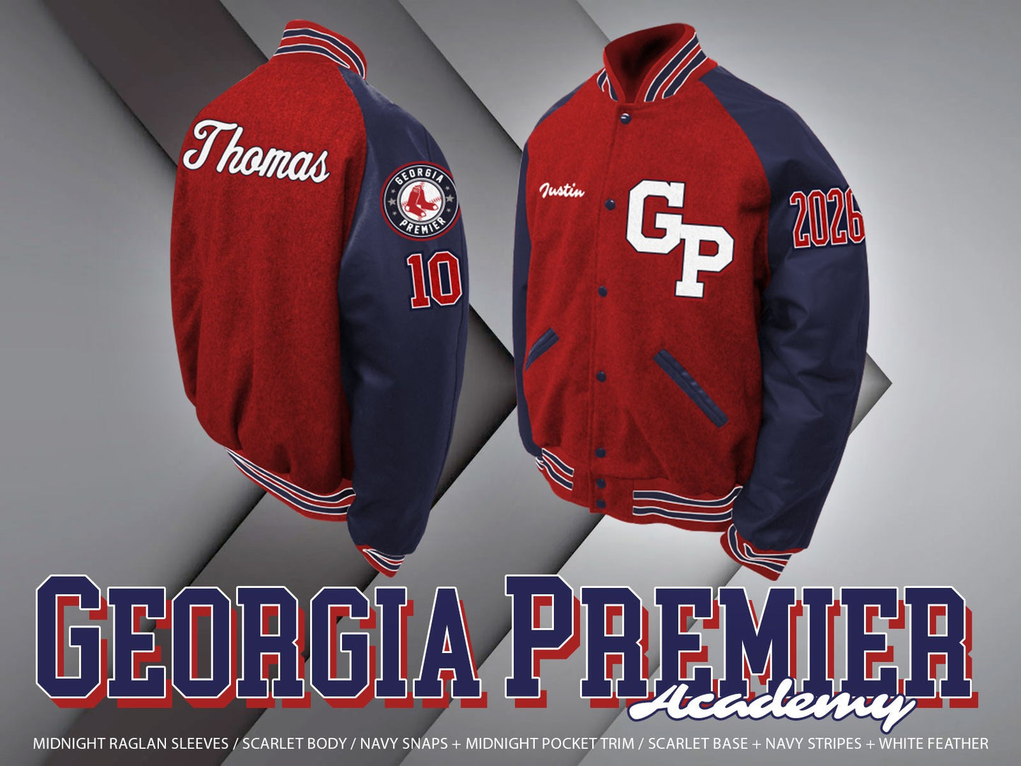 Georgia Premier Academy Letterman Jacket