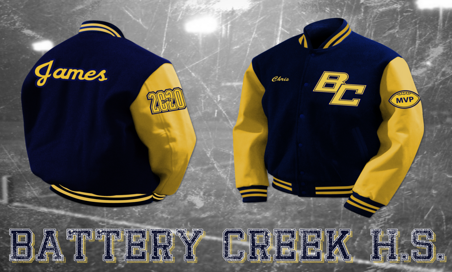 Battery Creek Letterman Jacket