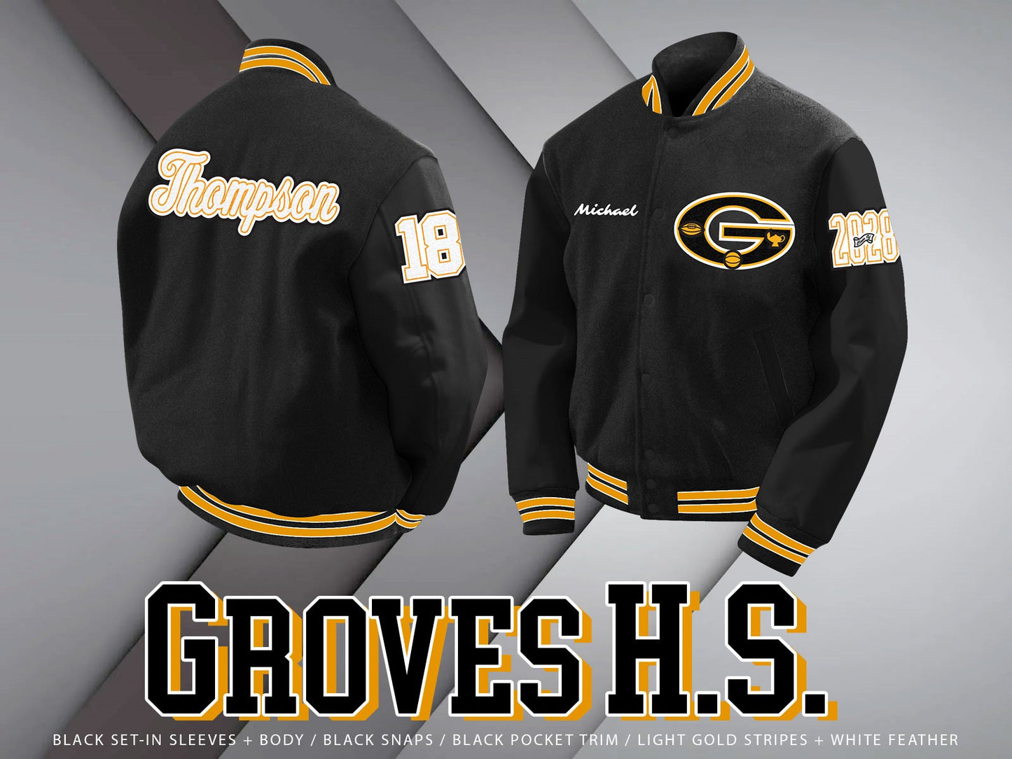 Groves High School Letterman Jacket