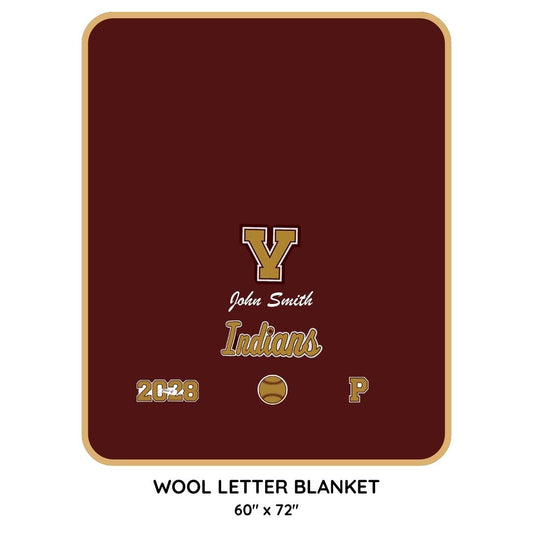 Vidalia Letter Blanket