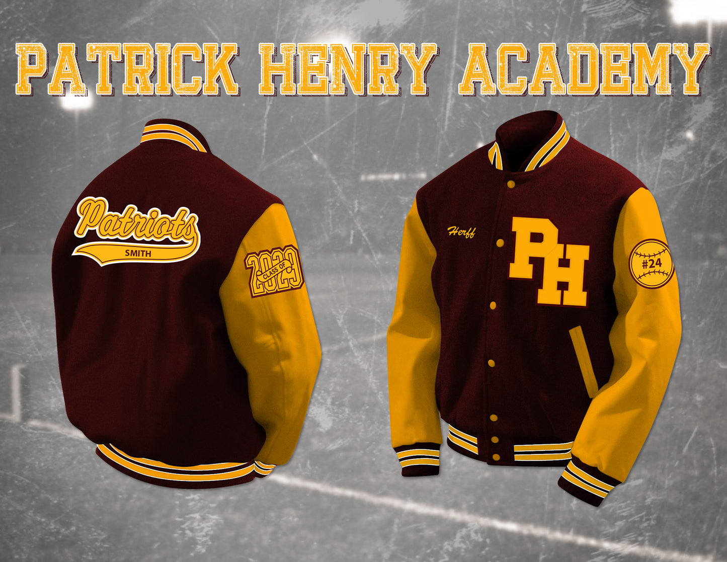 Patrick Henry Academy Letterman Jacket