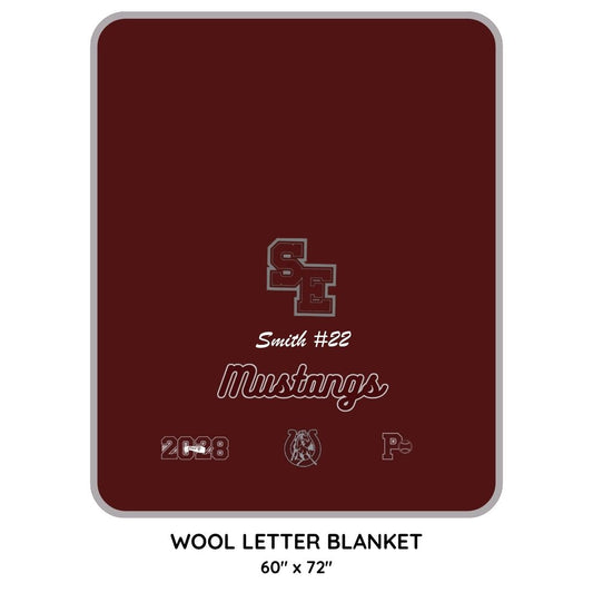 South Effingham Varsity Letter Blanket