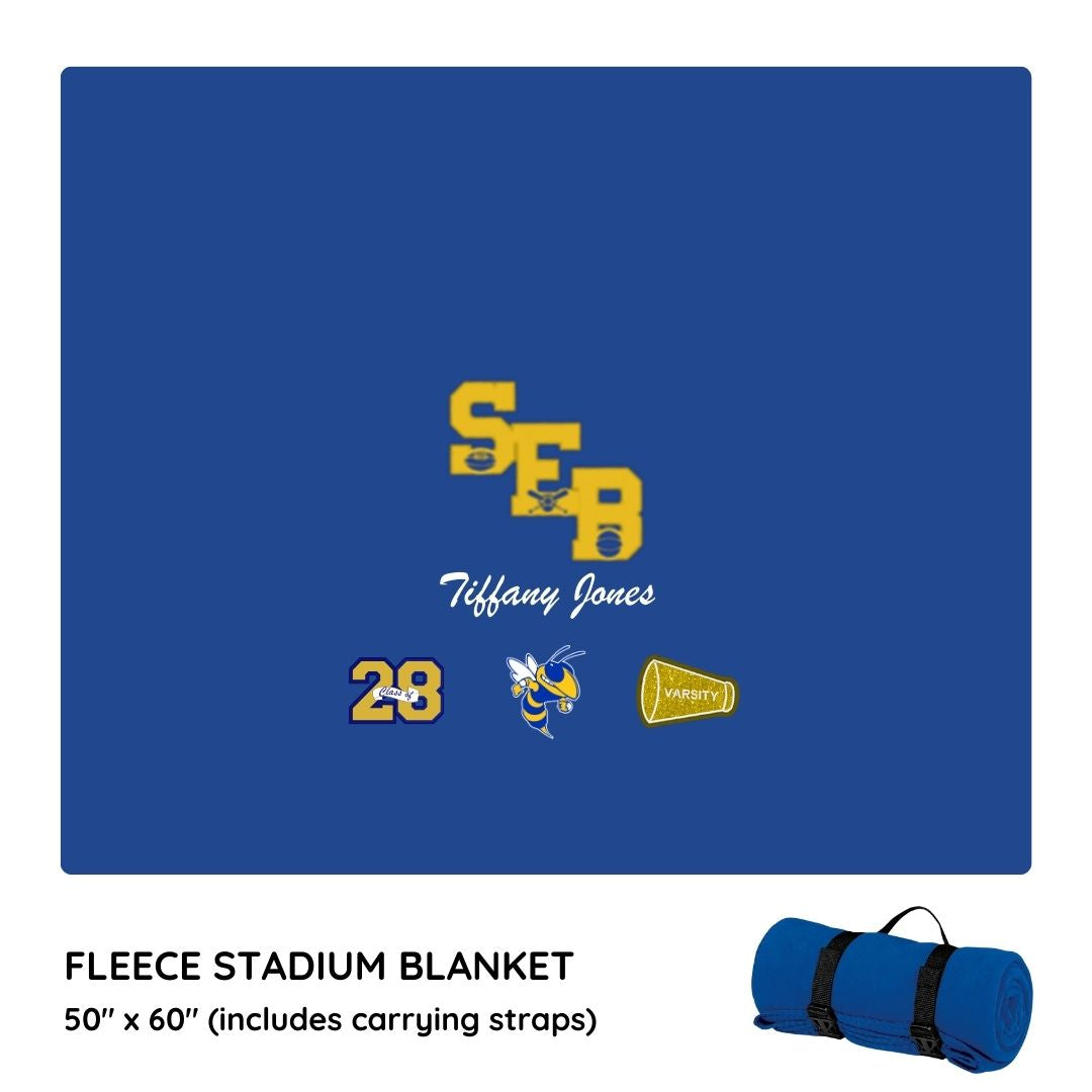 Southeast Bulloch Varsity Letter Blanket