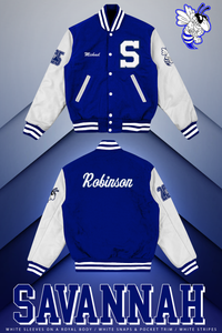 Color guard top letterman jackets