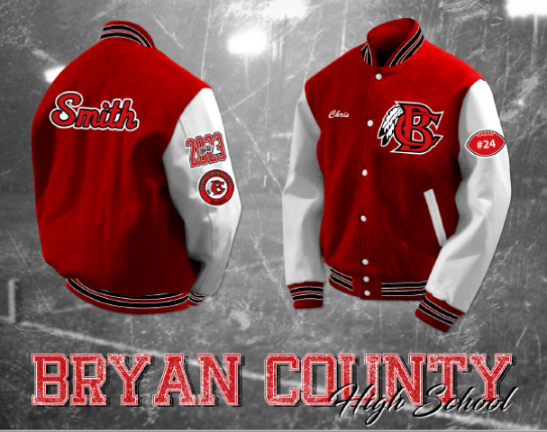 Bryan County Letterman Jacket