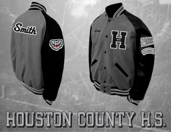 Houston County Band/Club Letterman Jacket