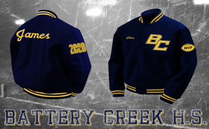 Battery Creek Letterman Jacket