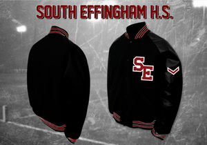 South Effingham Letterman Jacket - Black