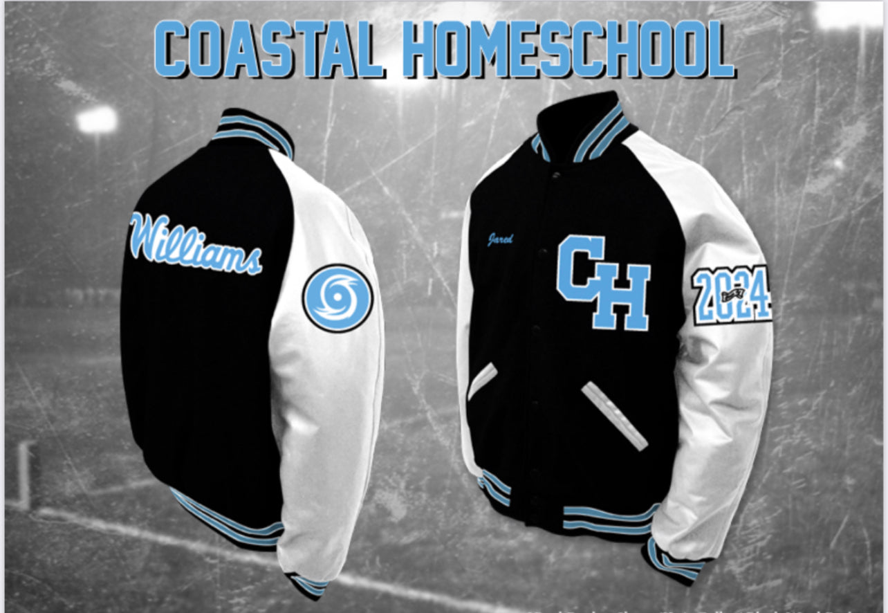 Coastal Homeschool Letterman Jacket